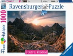 Ravensburger Puzzle Dih jemajoče gore: Serra de Tramuntana, Majorka 1000 kosov