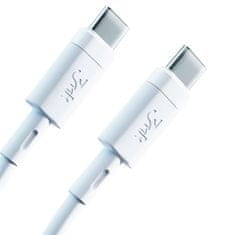 NEW Kabel 3mk Hiper silikonski kabel USB-C do USB-C tipa C PD QC3.0 60W 3A 1m Bela