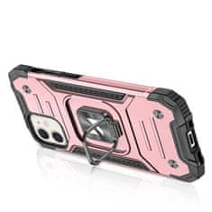 MG Ring Armor plastika ovitek za iPhone 14, roza