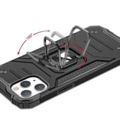 MG Ring Armor plastika ovitek za iPhone 14 Pro, črna