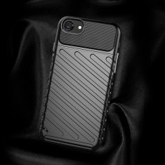 slomart thunder case prilagodljiv oklepni ovitek za iphone se 2022 / se 2020 / iphone 8 / iphone 7 black