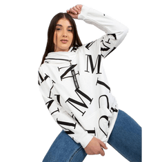 RELEVANCE Ženski pulover s kapuco velike velikosti URIELA ecru RV-BL-7268-1.92_391707 Univerzalni