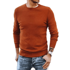 Dstreet Moški pulover CLASSIC rdeče barve wx1936 S