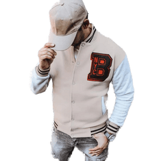 Dstreet Moški pulover NYC ecru bx5440 XL
