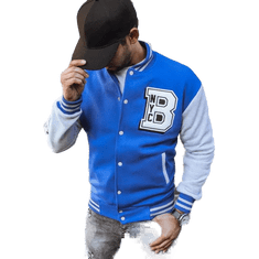 Dstreet Moški pulover NYC modra bx5438 M