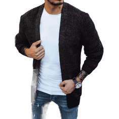Dstreet Moški pulover CYRUS temno siv wx1997 XL