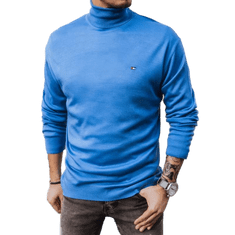 Dstreet Moški pulover DRAKE modra wx2017 3XL