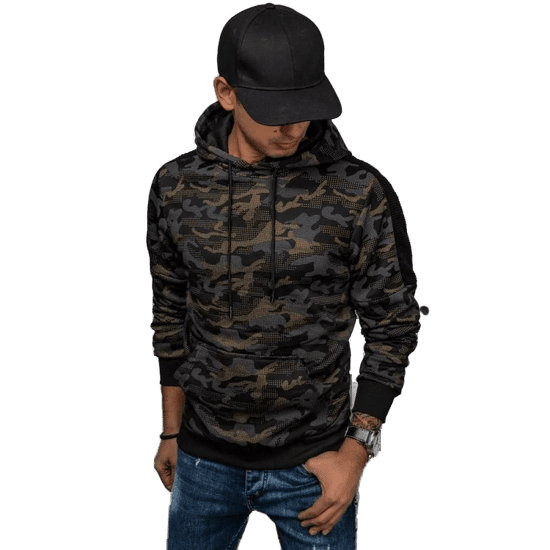 Dstreet Moški pulover EMORY črn bx5545