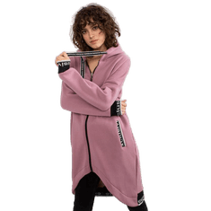 RELEVANCE Ženski pulover s kapuco MAYAR roza RV-BL-6832.10_392096 L-XL