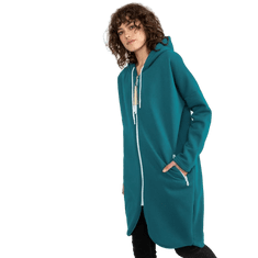 RELEVANCE Ženski pulover s kapuco na zadrgo STUNNING modre barve RV-BL-4742.20P_393322 L-XL