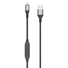 DUDAO usb kabel - micro usb 5 a 1 m stikalo časovnika 1 - 5 ur črno (l7xsm)