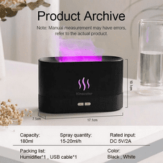 Kinscotec Aroma difuzor Fire 2 RBG black 