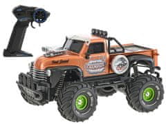 Mikro Trading R/C terensko vozilo 23 cm 1:18 na baterije z 2,4 GHz lučjo v škatli