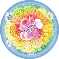 Ravensburger Okrogla sestavljanka Krog barv: Poke Bowl 500 kosov