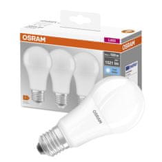 Osram 3x LED žarnica E27 A60 14W = 100W 1521lm 4000K Nevtralno bela 360°