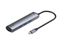 NEW Baseus USB-C na 3x USB 3.0 + HDMI + RJ45 + USB-C PD 6-in-1 HUB adapter