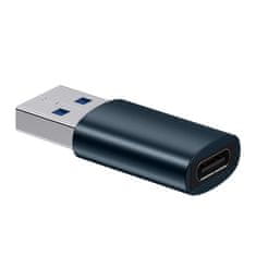 BASEUS Baseus Ingenuity OTG adapter USB 3.1 na USB-C tipa C Modra