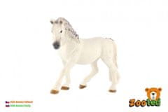 Domači beli konj zooted plastični 13cm