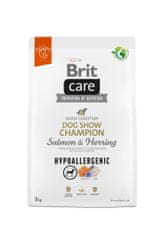 Brit BRIT Care Hypoallergenic Adult Dog Show Champion Salmon &amp; Herring - suha hrana za pse - 3 kg