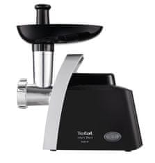 Tefal Mlinček Tefal NE1088, 1400 W, črn/srebrn, kakovostna nerjaveča jeklena konstrukcija, hitro delovanje do 1.7 kg/min, enostavno čiščenje.