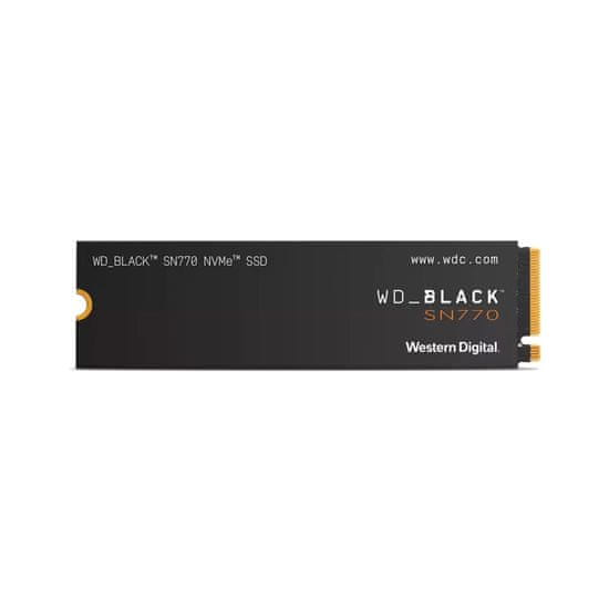 WD Zunanja naprava Western Digital Black SN770 500 GB M.2 PCIe 4.0 NVMe SSD - visoka hitrost, zanesljivost za PC in prenosnike