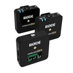 Rode RØDE Wireless GO II - brezžični mikrofon s sistemom za prenos zvoka, dolžina baterije do 7 ur, doseg 200 m