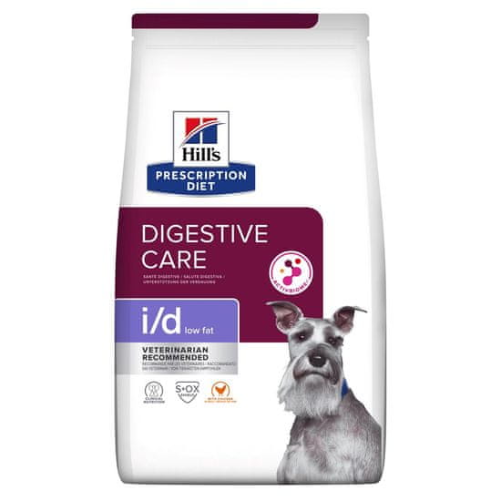 Hill's HILL'S Prescription Diet Low Fat i/d Canine - suha hrana za pse - 1,5kg