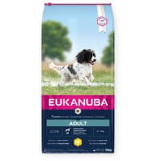 Eukanuba Odrasli piščanec za srednje pasme 15 kg