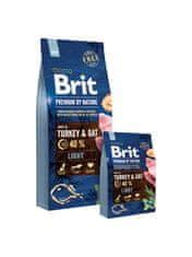 Brit Brit Premium by Nature Light - suha hrana za pse - jabolko, piščanec, koruza, puran 15 kg