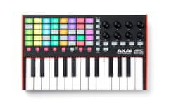 Akai AKAI APC Key 25 MK2 - MIDI kontroler za Ableton Live, 25 tipk, 40 padov, RGB osvetlitev, USB povezava.