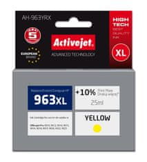 ActiveJet Aktivna tinta Activejet AH-963YRX (nadomestna za HP 963XL) - Premium, 25 ml, rumena, 1760 strani, visoka kapaciteta