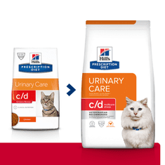 Hill's HILL'S PRESCRIPTION DIET Feline c/d Multicare Stress Suha hrana za mačke Chicken 1,5 kg