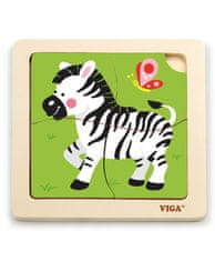 Viga Viga 51317 Uganke na ploščici Zebra