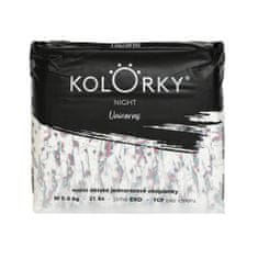 KOLORKY NIGHT Eko nočne plenice za enkratno uporabo M (5-8 kg) 168 kosov - MESEČNA DOBAVA