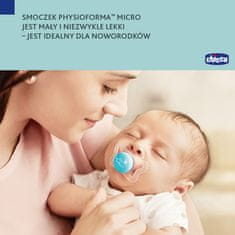 Chicco 156269 PHYSIO MIKRO SILIKONSKI SESALEC 0-2 MODRI 2 KOSA