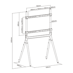 Maclean Stojalo za LCD TV MC-926 49''-70''