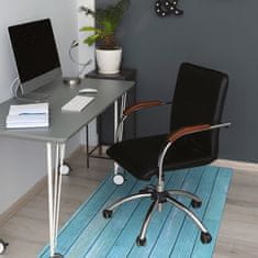 Decormat Podloga za stol Modre deske 100x70 cm 