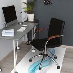 Decormat Podloga za stol Modro-sive črte 100x70 cm 