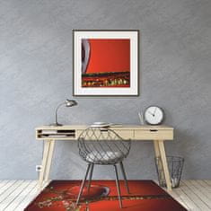 Decormat Podloga za pod stol Rdeče jabolko 100x70 cm 