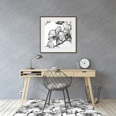 Decormat Podloga za stol parket Orhideje 100x70 cm 