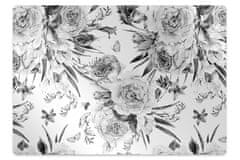 Decormat Podloga za stol Bouquet of flowers 120x90 cm 