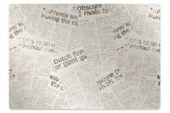 Decormat Podloga za pisarniški stol Vintage style newspapers 100x70 cm 