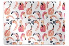 Decormat Podloga za stol Crazy flamingos 100x70 cm 
