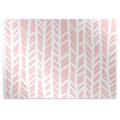Decormat Podloga za stol Pink herringbone 120x90 cm 