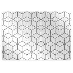 Decormat Podloga za pisarniški stol Gray cubes 100x70 cm 