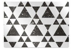 Decormat Podloga za stol Black and white triangles 140x100 cm 