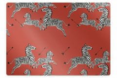 Decormat Podloga za stol Zebras 100x70 cm 