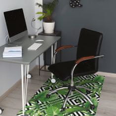 Decormat Podloga za stol parket Geometrijski listi 100x70 cm 