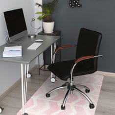 Decormat Podloga za pisarniški stol Roza vektorji 120x90 cm 