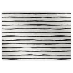 Decormat Podloga za stol Black lines 100x70 cm 